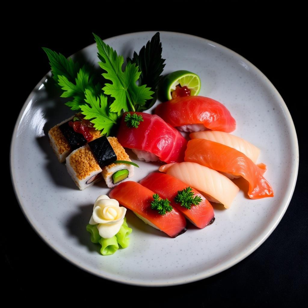 Sushi platter